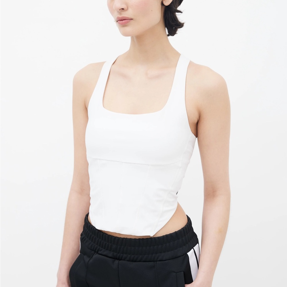 New Balance X Staud corset style tank